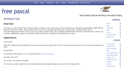 Desktop Screenshot of freepascal.org