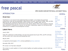 Tablet Screenshot of freepascal.org